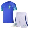 Officiële Voetbalshirt + Korte Broek Brazilië Uit WK 2022 - Kids